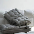 Plush white double layer fiber pillow bedroom quilted neck support