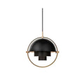 Post modern black & gold iron pendant lights for dining room