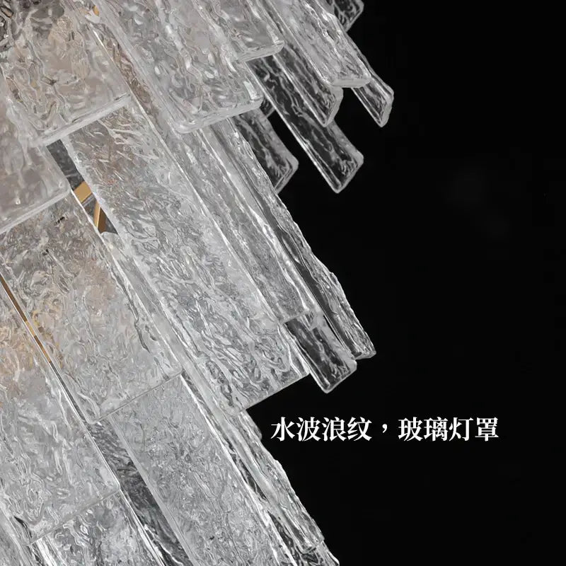 Postmodern frosted glass decorbites crystal chandelier dining room light