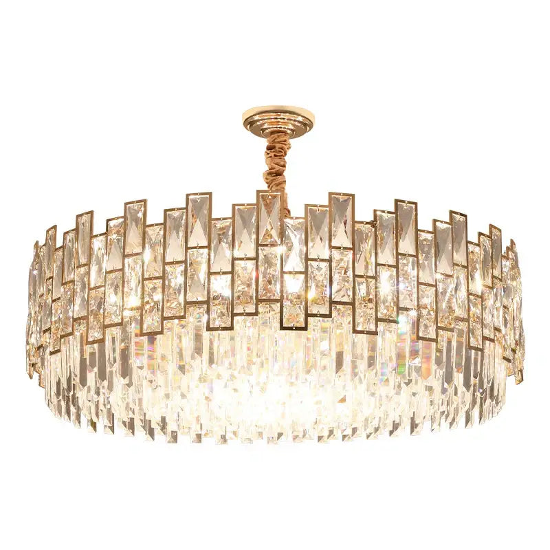 Postmodern gold decorbites crystal chandelier for living room