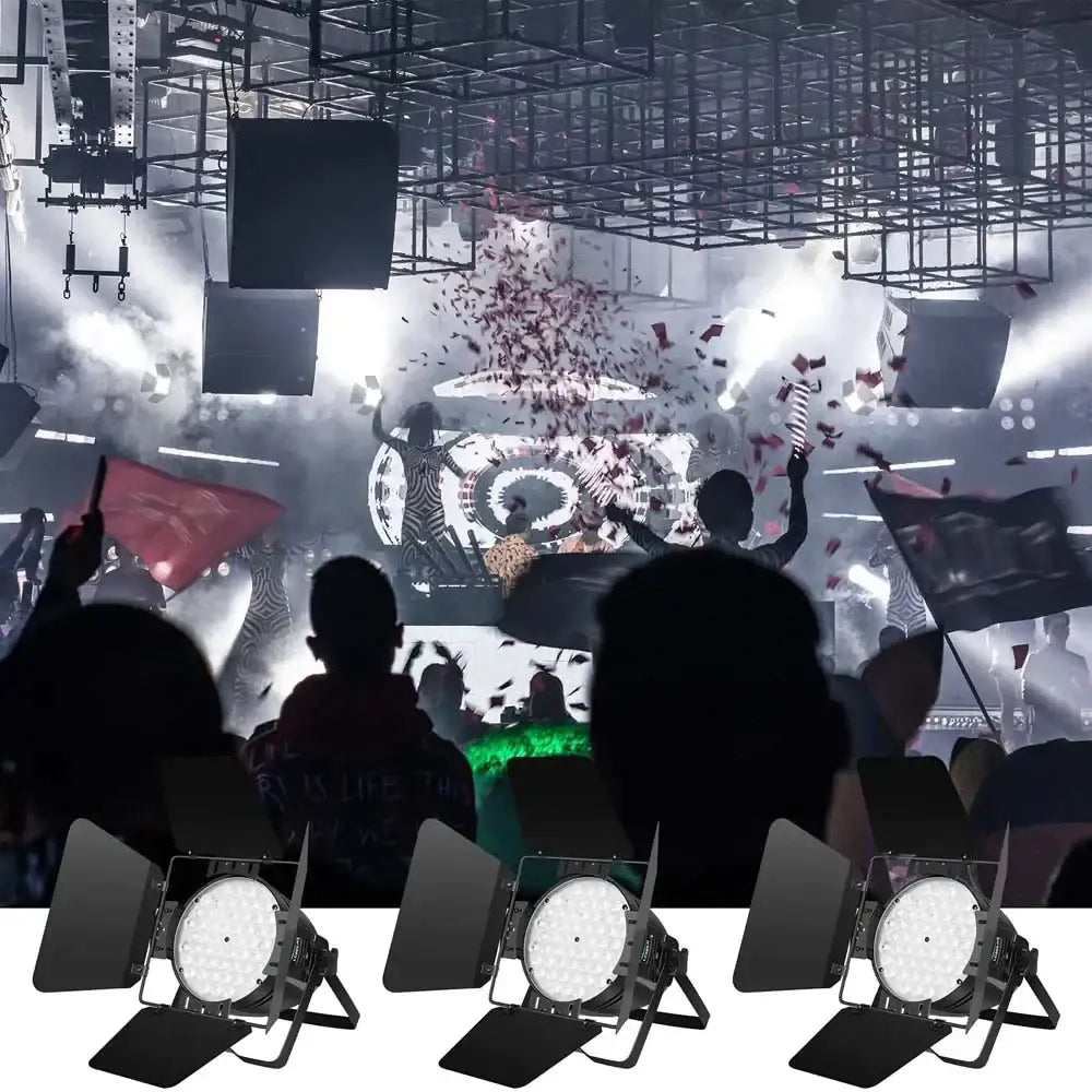 Professional black big dipper led par stage spotlight with digital display