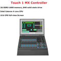 Professional black & blue touchscreen dmx console lighting control