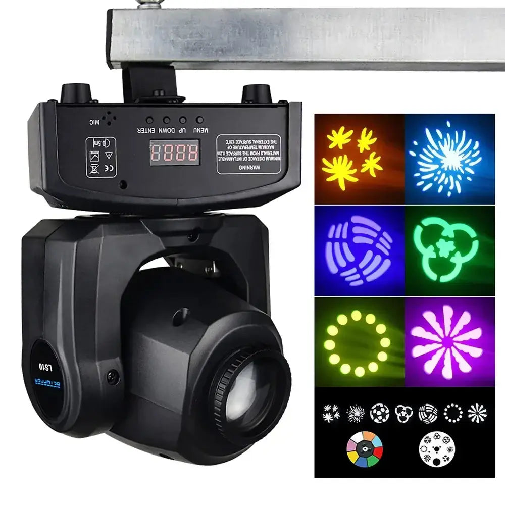 Professional black spot moving head stage light – event room dmx control