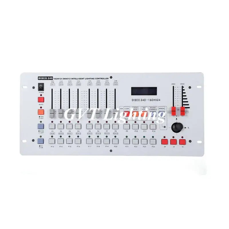 Professional white & black stage light console for event room