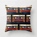 Retro black camera print cushion cover living room decor