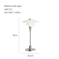 Retro black glass shade led floor lamp living room white layered shade