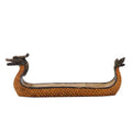 Retro bronze dragon boat incense holder living room decor
