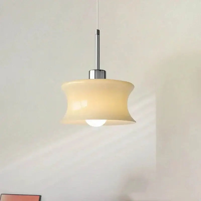 Retro cream decorbites glass chandelier bedroom pendant light