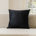 Retro dark green zebra embroidered jacquard luxury pillow cover bedroom