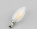 Retro frosted e14 led candle bulb for dining room chandeliers