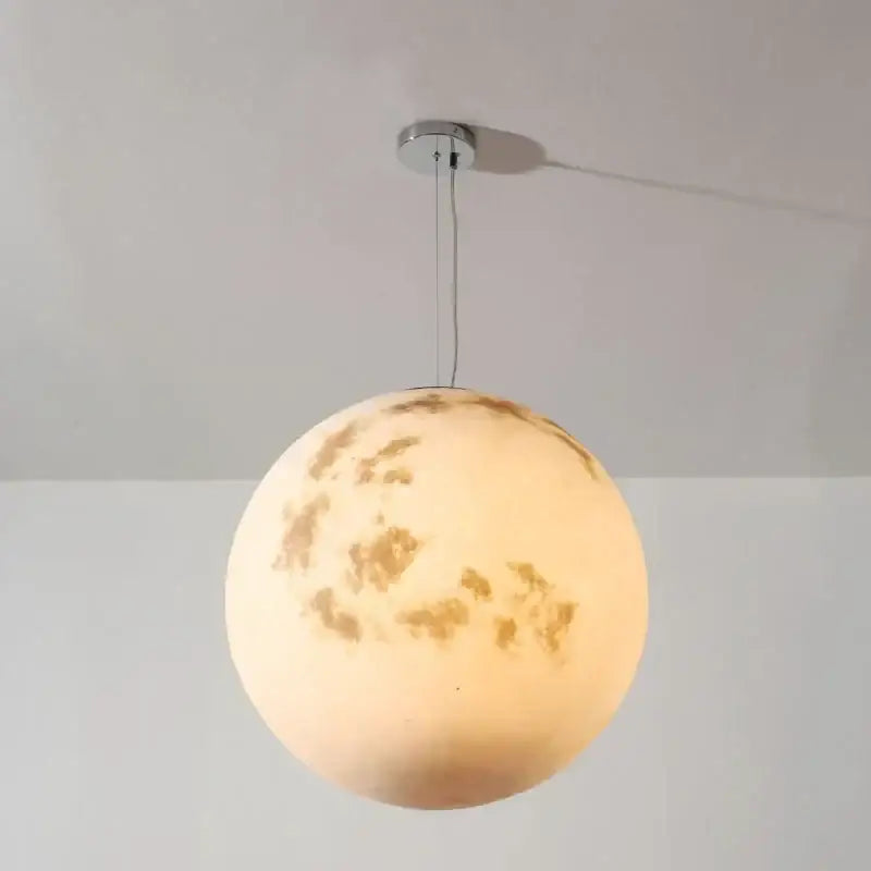 Retro full moon chandelier modern dining room pendant light