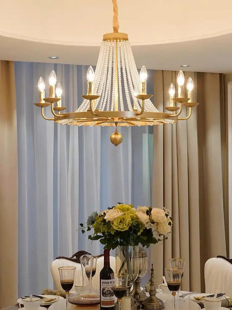 Retro industrial black decorbites crystal chandelier for dining room