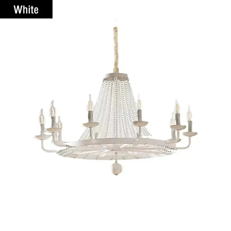 Retro industrial black decorbites crystal chandelier for dining room
