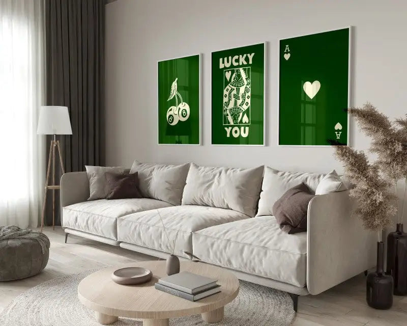 Retro queen theme beige wall art posters bedroom decor