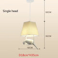 Retro white resin bird cage chandelier dining room dove pendant light