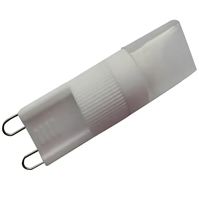 Ribbed white decorbites g9 led bulb for living space lighting