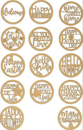 All 14 3D Interchangeable Os for Welcome to Our HOME sign