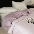 Sage green double layer satin queen duvet set bedroom bedding