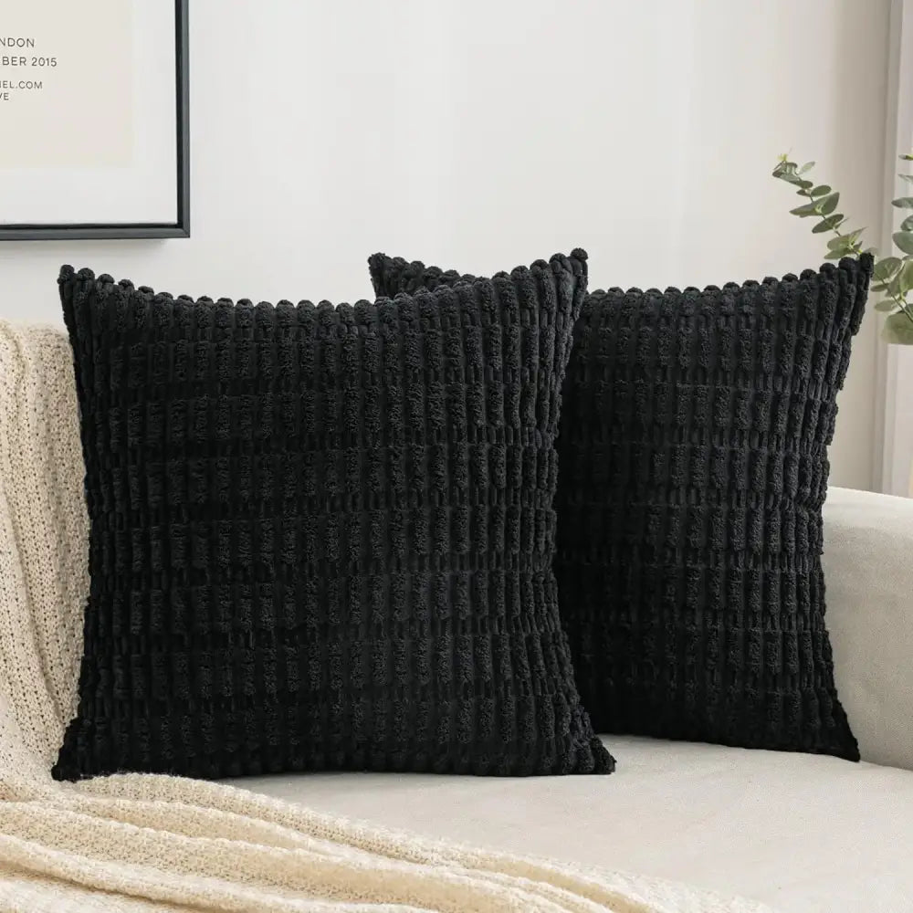 Sage green ribbed corduroy throw pillow cover living room decor