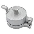 Silver aluminum meat press tool – kitchen hamburger press