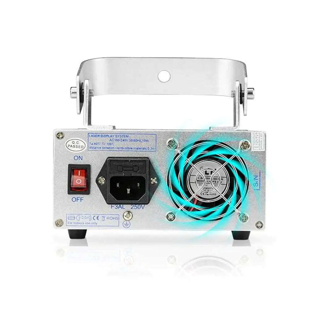Silver aluminum purple laser light projector stage lighting bedroom