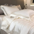 Silver gray eucalyptus fiber summer quilt bedroom bedding set