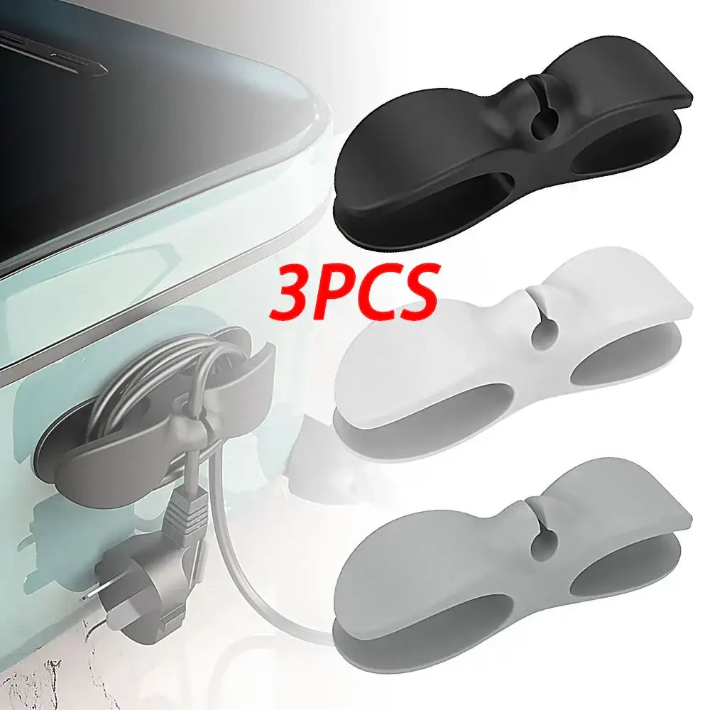 Sleek silicone decorbites cord winder 3 pack – kitchen cable organizer