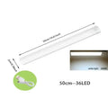 Slim white dimmable pir sensor night light kitchen cabinet lamp