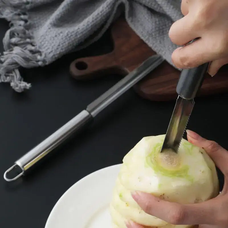 Stainless steel decorbites fruit corer and slicer – kitchen tool
