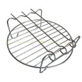 Stainless steel double layer air fryer rack kitchen bbq holder
