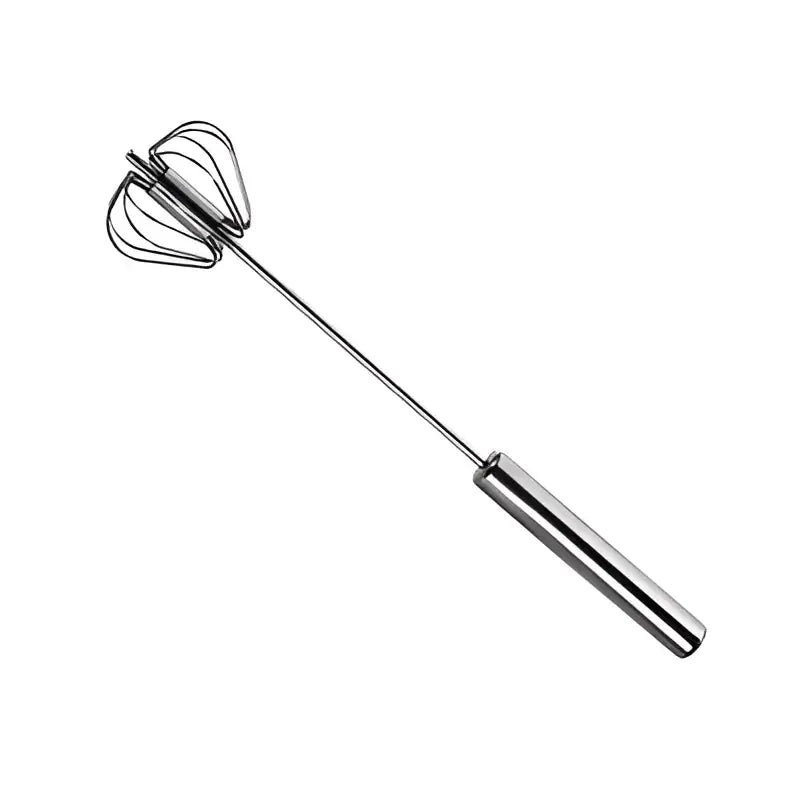 Stainless steel hand pressure egg beater kitchen whisk mixer