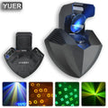 Tactical black and yellow disco gobo wizard beam living room light