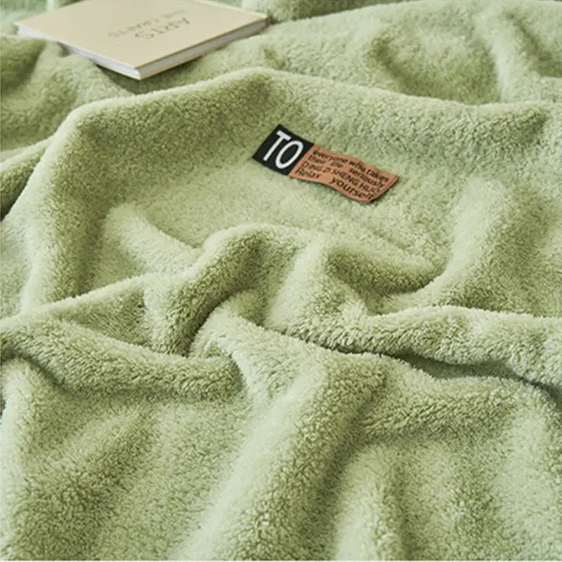 Textured mint green decorbites cloud comforter bedroom nap blanket