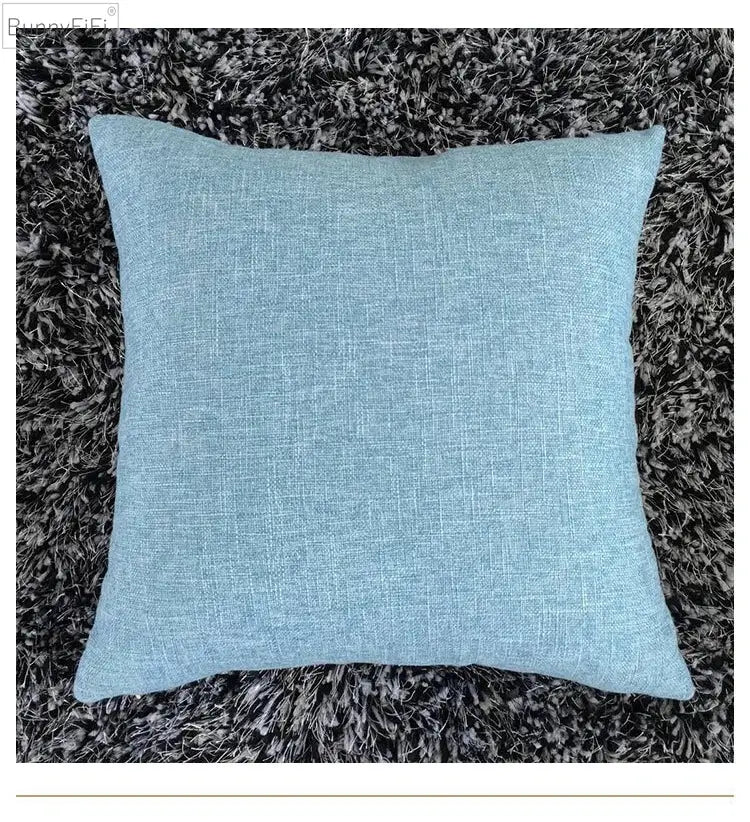 Textured orange cushion cover living room woven throw pillow case