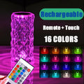 Textured purple crystal led night light bedroom ambient lamp