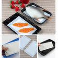 Textured white silicone kitchen absorbent pads 100pcs