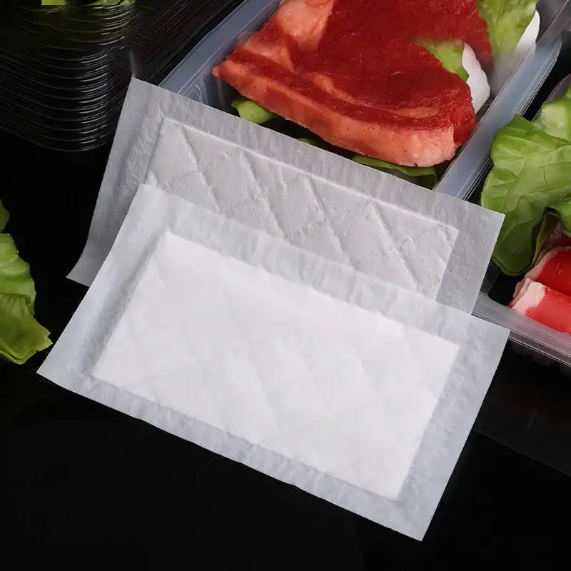 Textured white silicone kitchen absorbent pads 100pcs