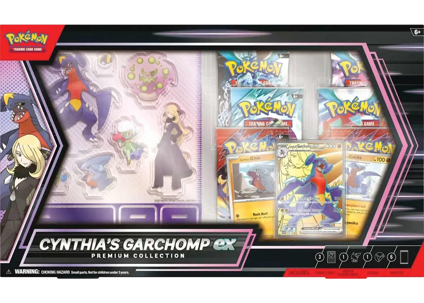 2025 Pokémon Scarlet & Violet Cynthia's Garchomp ex Premium Collection Box