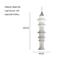 Tiered japanese cream silk floor lamp for living room soft lighting