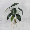 Tropical artificial plant wall set living room decorative foliage