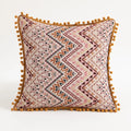 Vibrant patchwork ethnic boho throw pillow covers living room decor