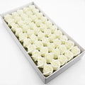 Vibrant red rose bath flower set bathroom decor soap flowers