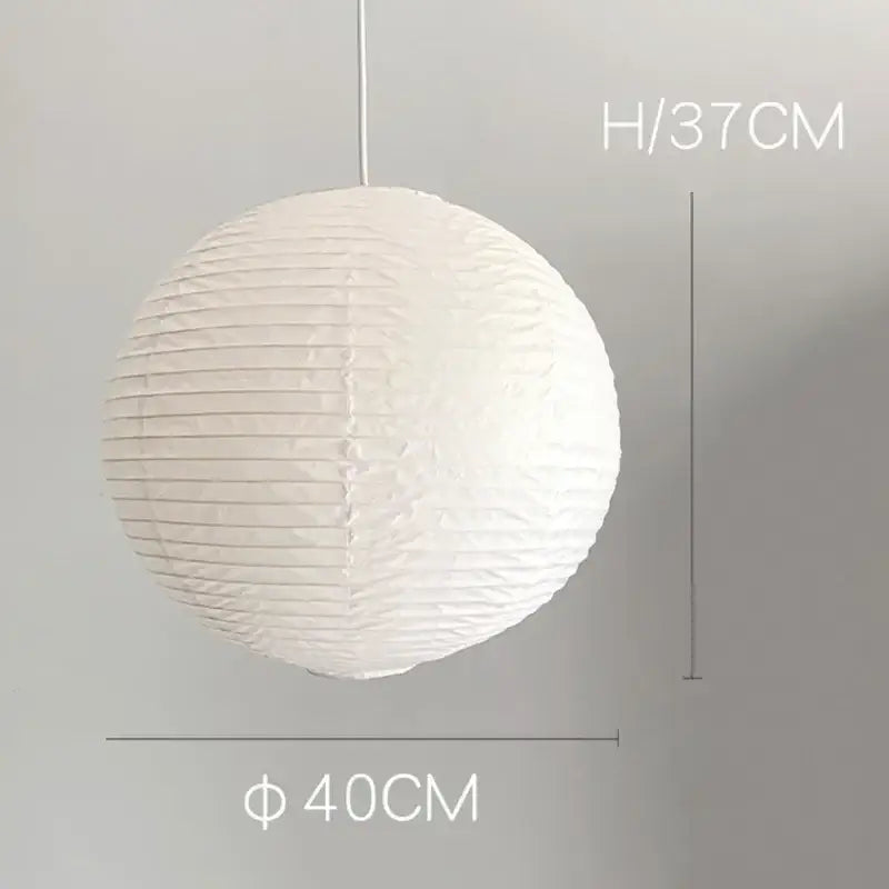 Vintage akari rice paper pendant light for bedroom or living room