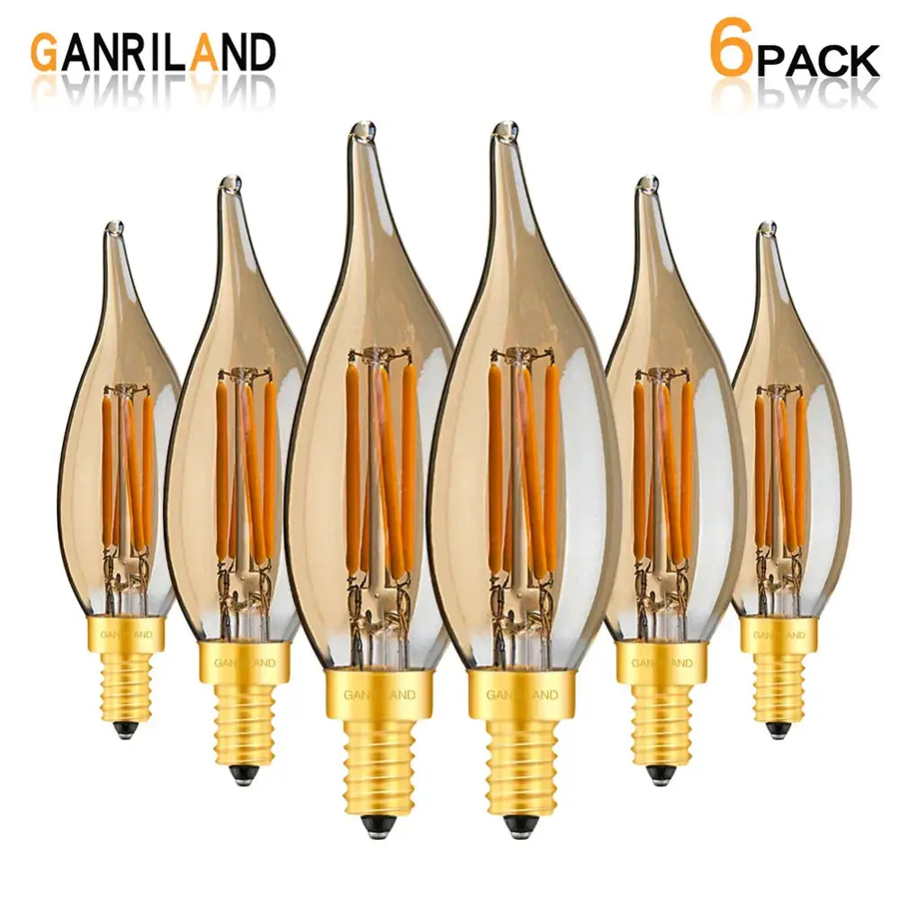Vintage amber dimmable led filament bulb dining room pendant light