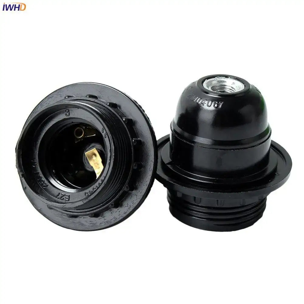 Vintage black e27 socket bulb holder – kitchen lamp holder