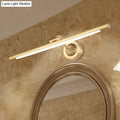 Vintage black & gold wall light for bathroom vanity