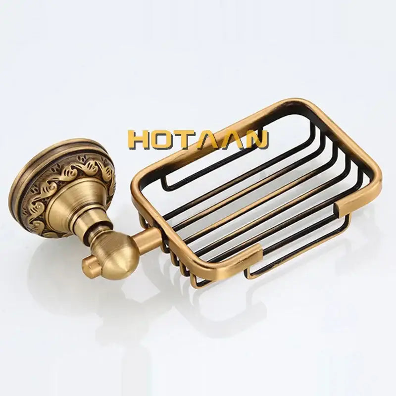 Vintage brass bathroom accessories set ornate bathroom hardware