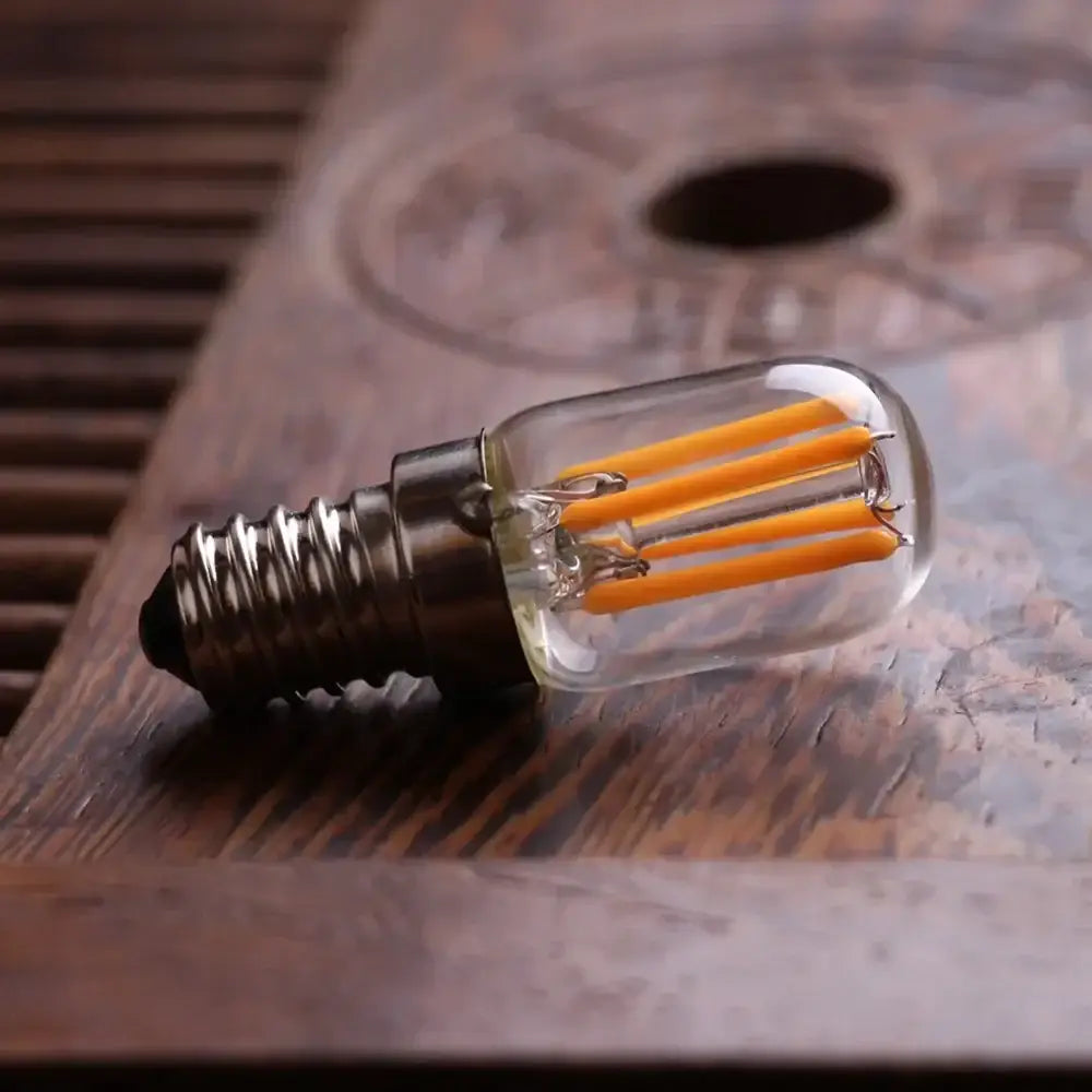 Vintage clear glass led tubular bulb kitchen e12 e14 dimmable light