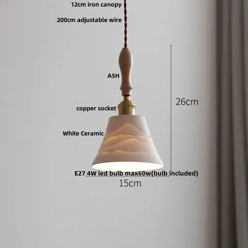 Vintage cream glass and brass adjustable led pendant dining room