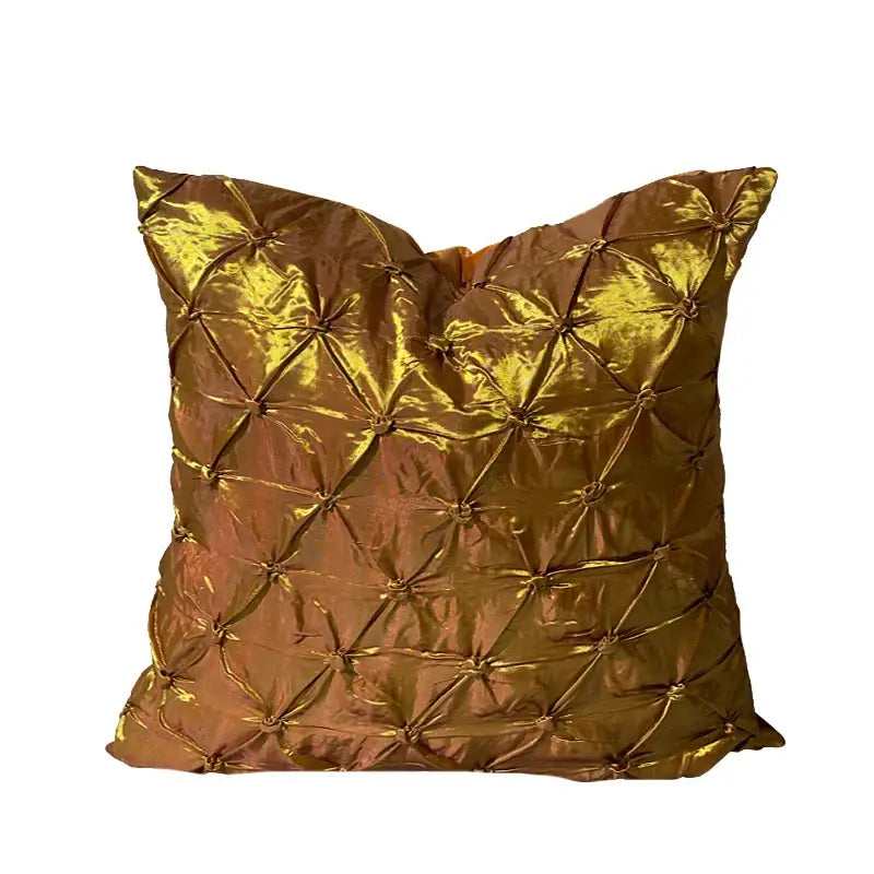 Vintage dark brown & black fox fur cushion cover living room